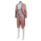 Men's Pink Vintage Court Suit - British Style European Prince Cosplay Costume | Halloweez Medieval Series - Halloweez